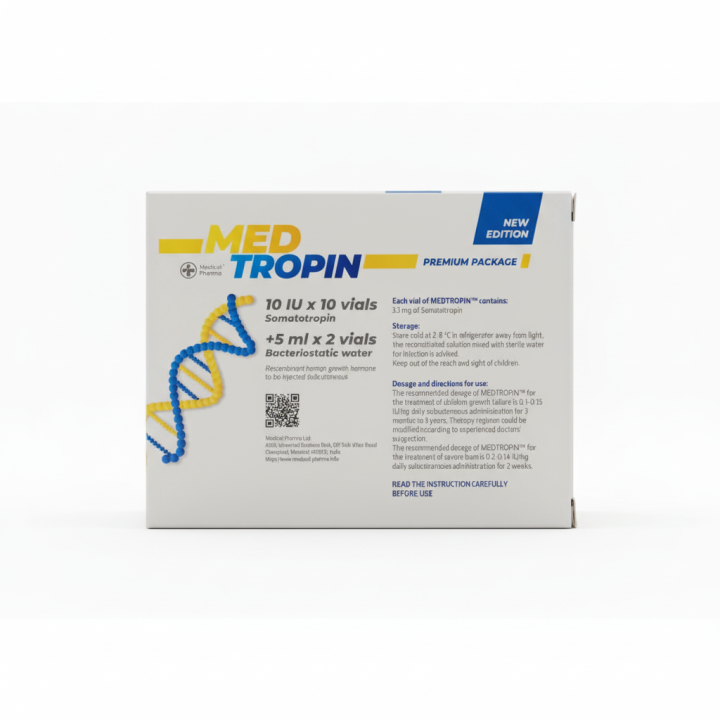 Buy Human Growth Hormone HGH 10iux 10 vials MEDICAL PHARMA in Europe. €200.00