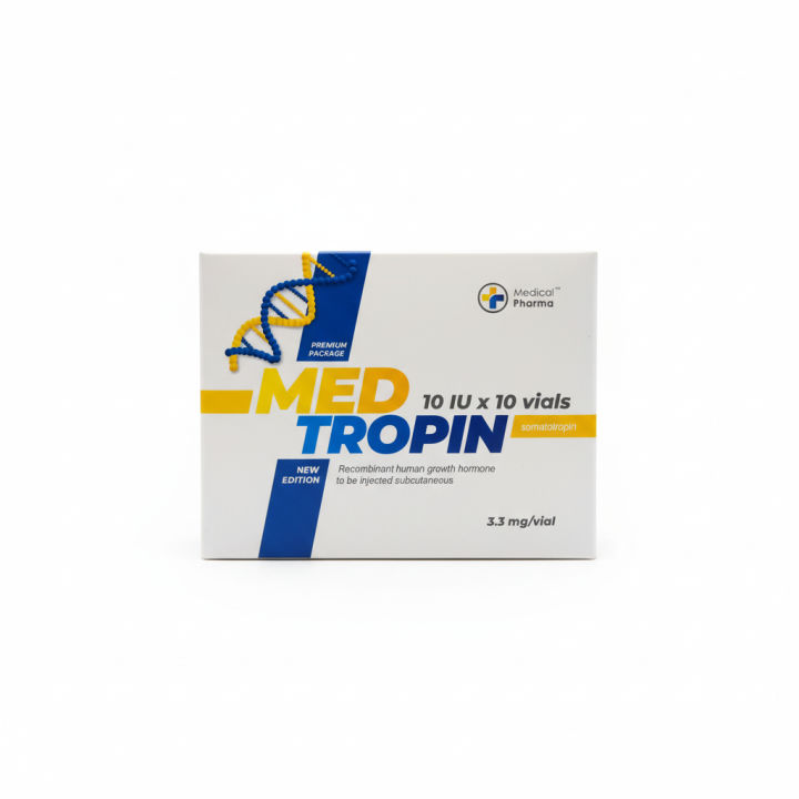 Buy Human Growth Hormone HGH 10iux 10 vials MEDICAL PHARMA in Europe. €200.00