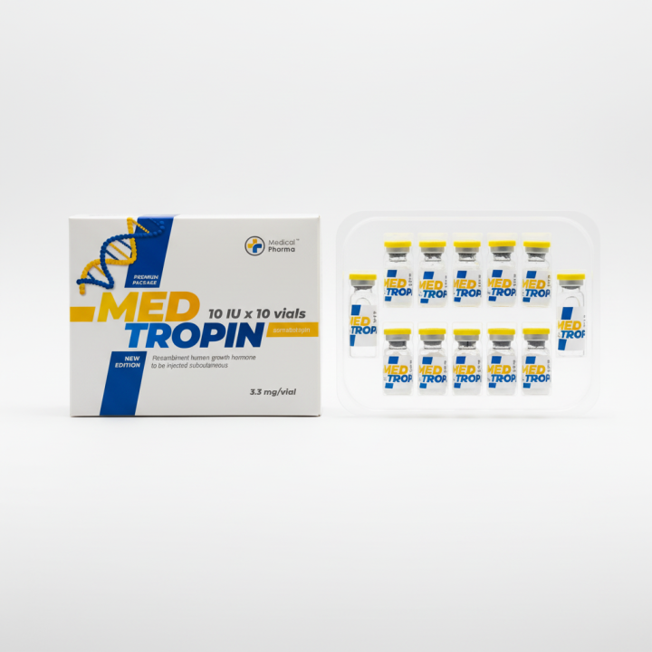 Buy Human Growth Hormone HGH 10iux 10 vials MEDICAL PHARMA in Europe. €200.00